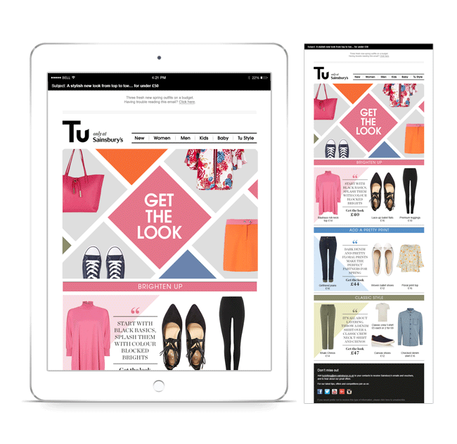 Sainsbury’s Tu – Emails
