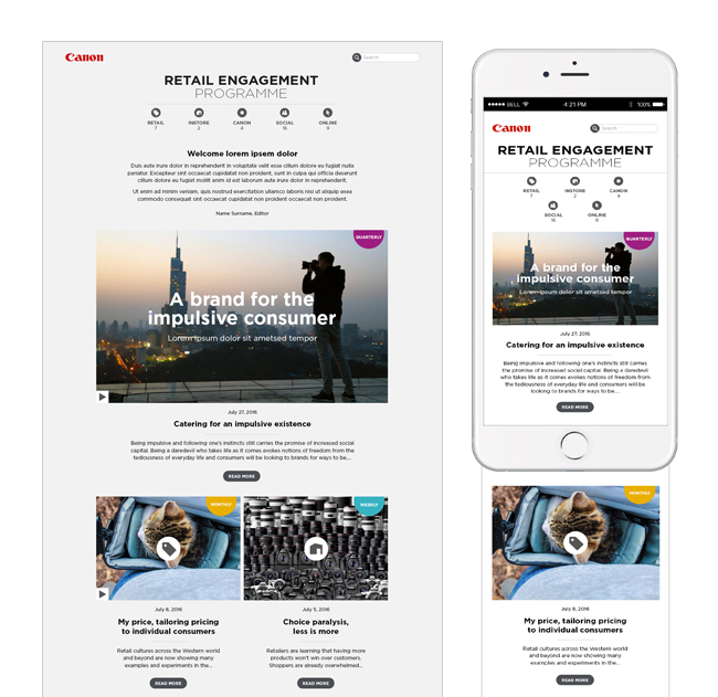 Canon – Thought Leadership Programme