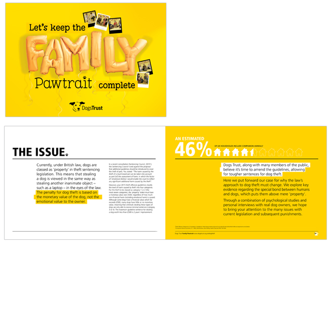 Dogs Trust – #Family Pawtrait